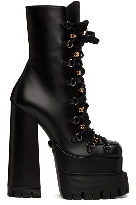 versace platform sneakers|versace heel boots.